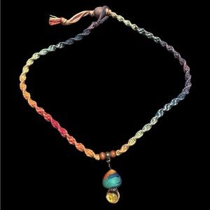 Handmade Mushroom Necklace